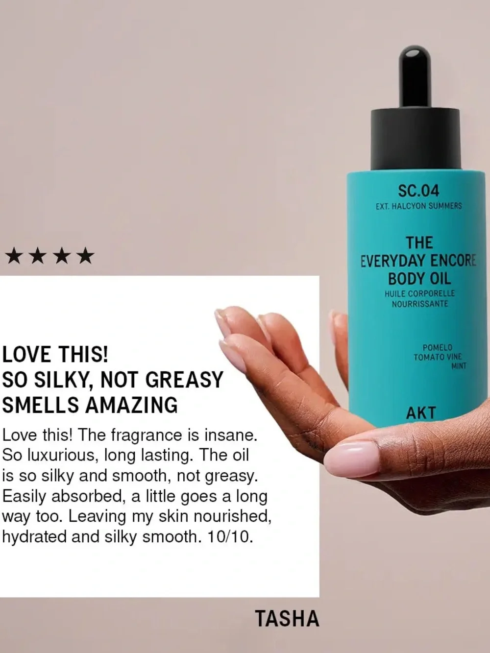 AKT The Everyday Encore Body Oil - Halcyon Summers